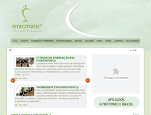Tablet Screenshot of gyrotonicbrasil.com
